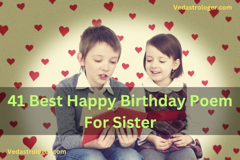 Best Happy Birthday-Poem For Sister