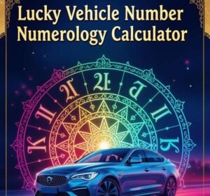Free Lucky Vehicle Number Numerology Calculator-Vedastrologer