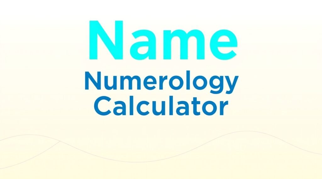 Name Numerology Calculator