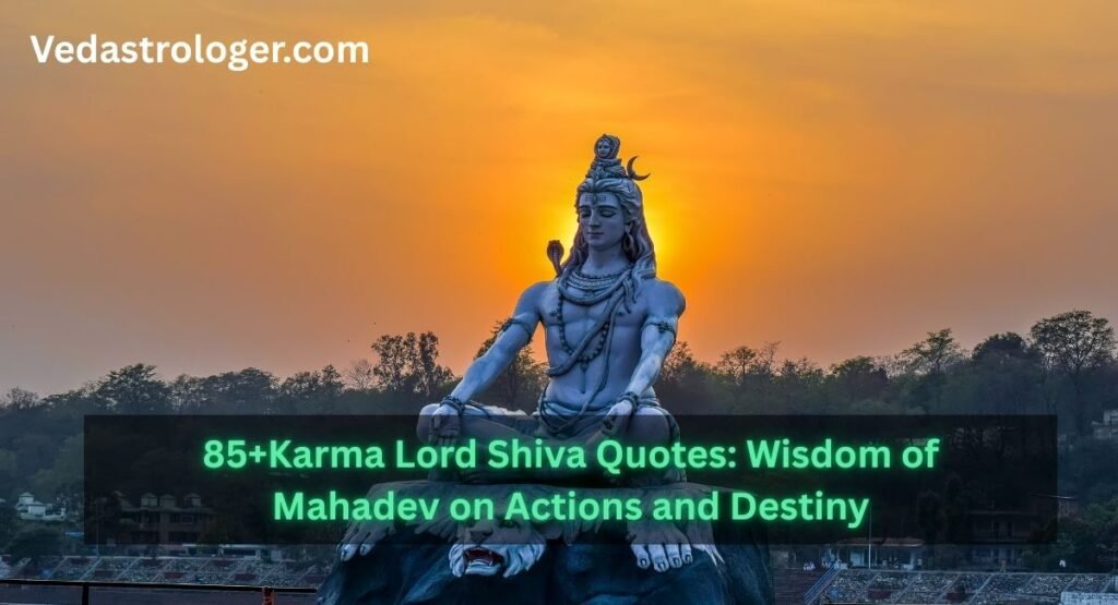 Karma Lord Shiva Quotes