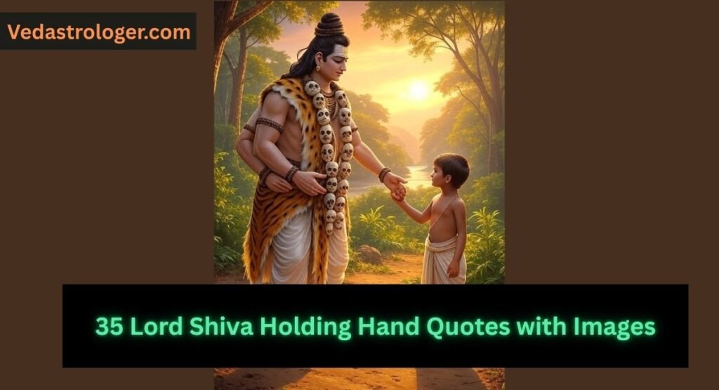 Lord Shiva Holding Hand Quotes
